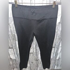 Modetta Black High-Waisted fleece lined Leggings